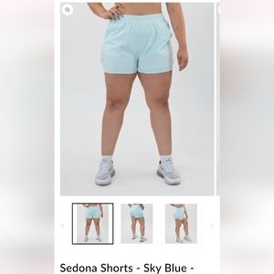 Senita shorts size S, sky blue